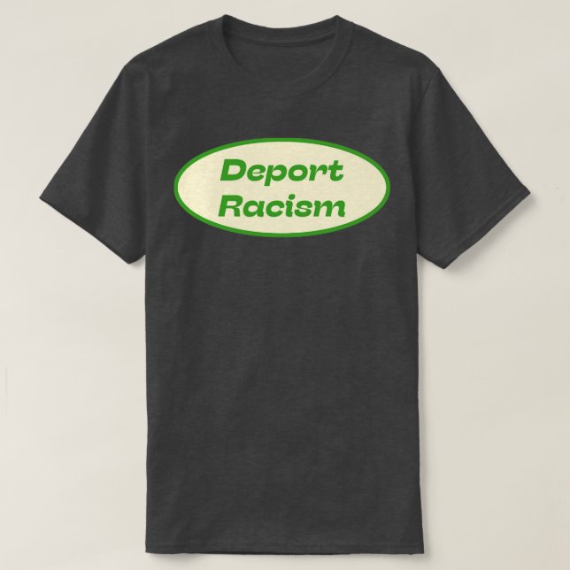 Deportera rasism t shirt (Design framsida)