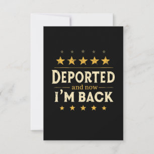 Deporterad och nu är jag tillbaka på immigrationen tack kort