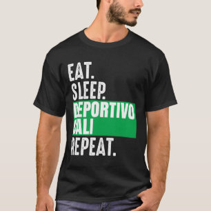Deportivo Cali Eat Ssov Upprepa Fläkt Colombia T Shirt