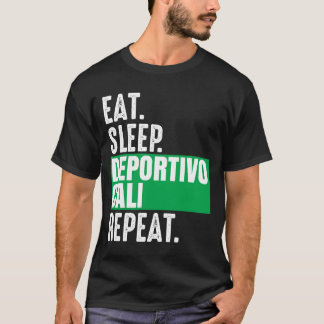 Deportivo Cali Eat Ssov Upprepa Fläkt Colombia T Shirt