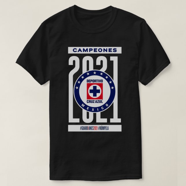 Deportivo Cruz Azul Campeones 2021 Pullover T Shirt (Design framsida)