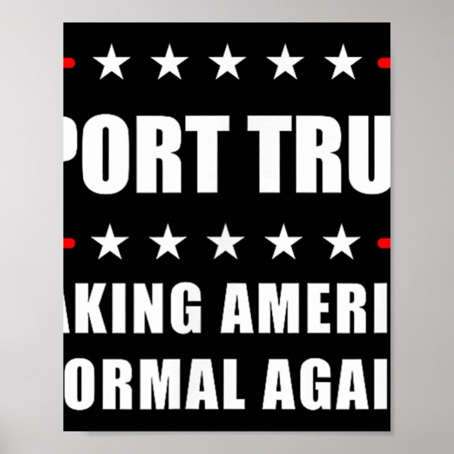 Deporttrumpet gör Amerika till ett vanligt Amerika Poster (Framsidan)