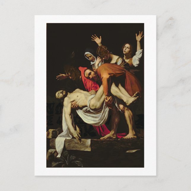 Deposition, 1602-4 (olja på arbetsyta) vykort (Framsida)