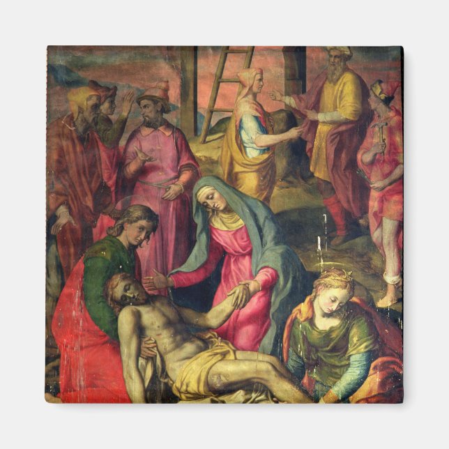 Deposition från Kor, 1582 (temperatur på panelen) Magnet (Framsidan)
