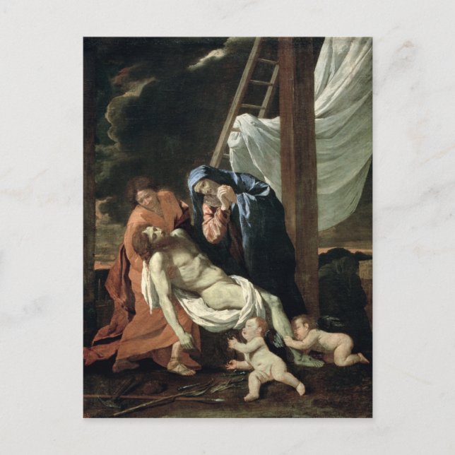 Depositionen, 1630 vykort (Framsida)