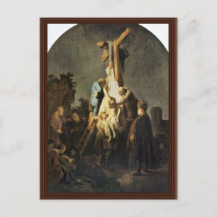 Depositionen. från Rembrandt Van Rijn Vykort