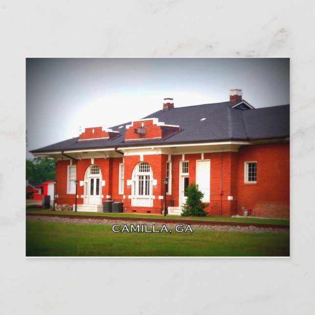 DEPOT - Camilla, Georgia Vykort (Framsida)