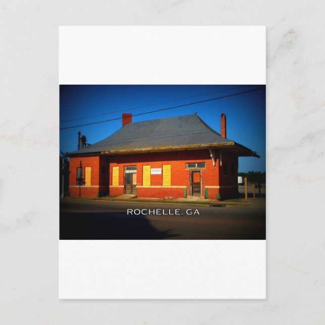 DEPOT - Rochelle, Georgien Vykort (Framsida)