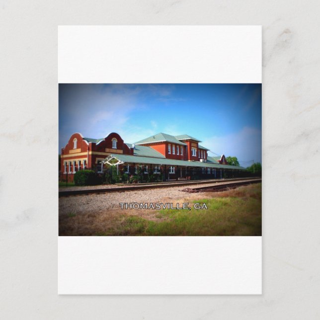 DEPOT - Thomasville, Georgia Vykort (Framsida)