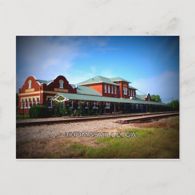DEPOT - Thomasville, Georgia Vykort (Framsida)