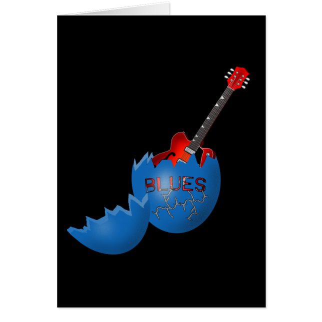 Deppighet som vaggar - och - rulle hälsningskort (Framsidan)