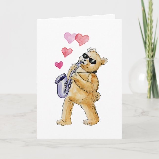 Deppighetbjörn Helgkort (Framsida)