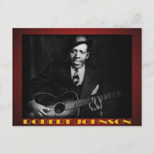 Deppigheten av den Robert Johnson vykortet Vykort