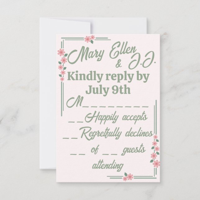 Depression-Ålderns Blekta Blommor OSA Kort (Framsida)