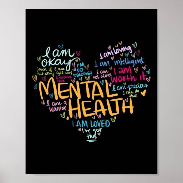 Depression av hälsomedvetenhet poster (Framsidan)