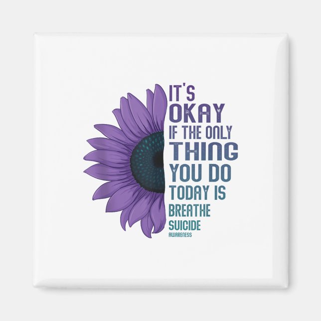 Depression Awareness Suicide Prevention Tank Top_7 Magnet (Framsidan)