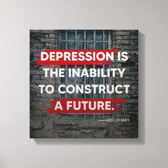 Depression Canvastryck (Framsida)