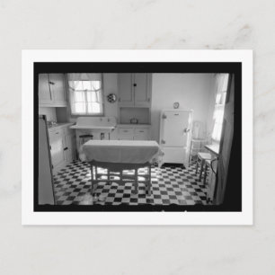 Depression-ERA-Farm Kitchen Vykort