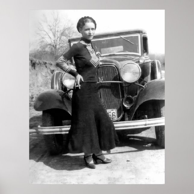 DEPRESSION ERA GANGSTER - BONNIE PARKER 1933 POSTER (Framsidan)