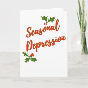 Depression i säsong (Säsongens hälsningar) Kort