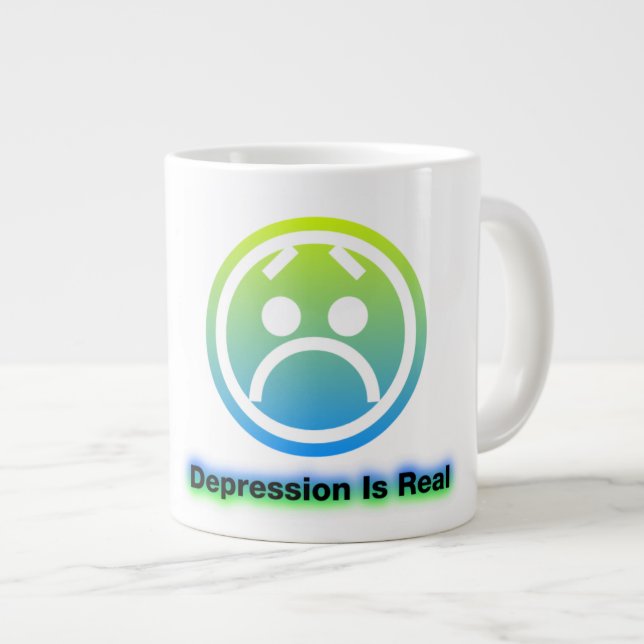 Depression Jumbo  mugg (Framsida höger)