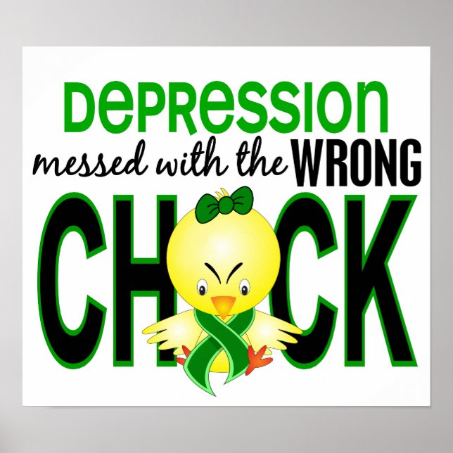 Depression meddelades med fel Chick Poster (Framsidan)