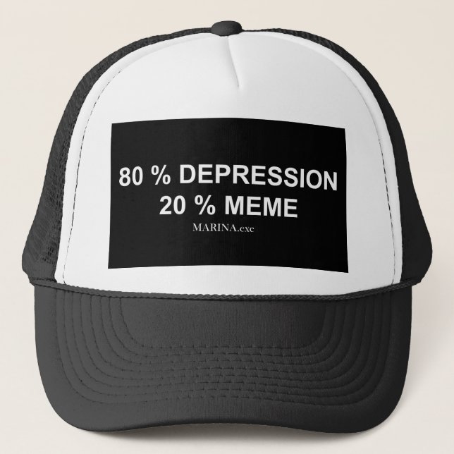 DEPRESSION/MEME - Truckerkeps (Framsida)