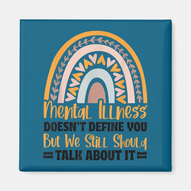 Depression Mental Illness Mental Health Awareness  Magnet (Framsidan)