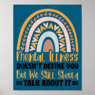 Depression Psykisk sjukdom Psykisk hälsa medvetenh Poster