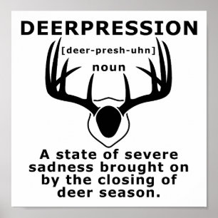 Depression Rolig Jakt Affisch