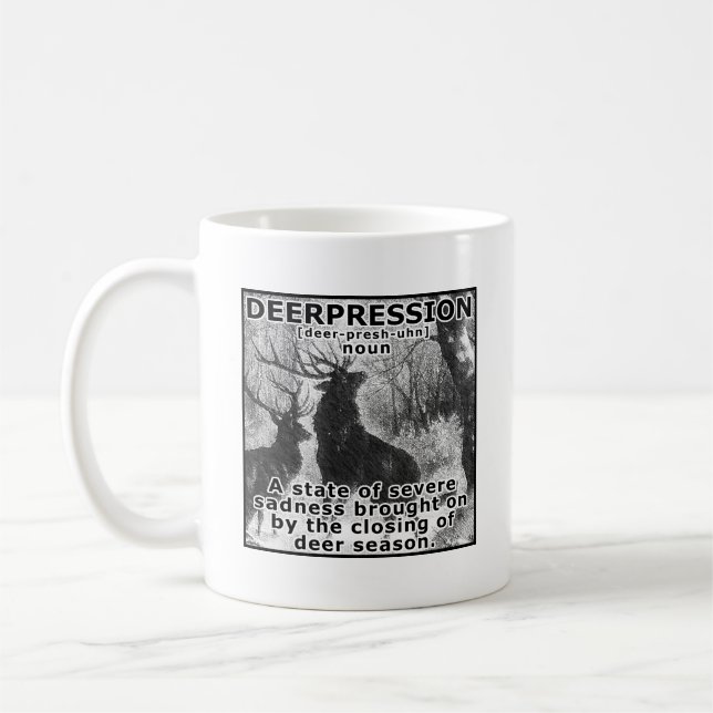 Depression Rolig Jakt Kopp (Vänster)