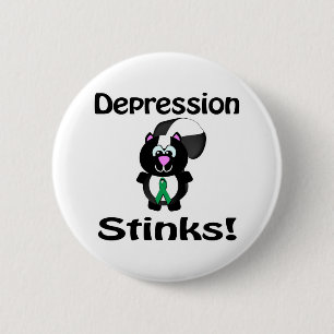 Depression Stinks Skunk Awareness Design Knapp