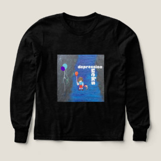Depression Sucks Drag över T Shirt