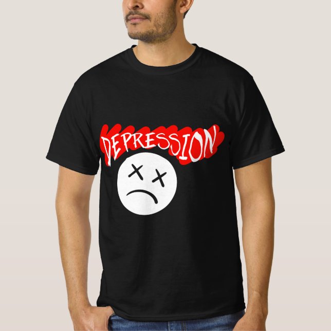 Depression T Shirt (Framsida)