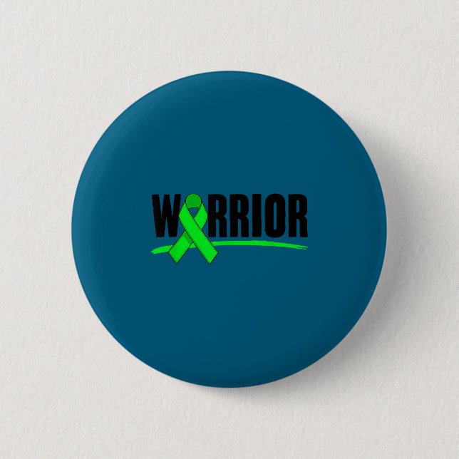 Depression Warrior Ribbon Mental Health Awareness  Knapp (Framsida)
