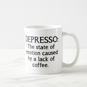 Depresso Rolig Kaffemug Kaffemugg
