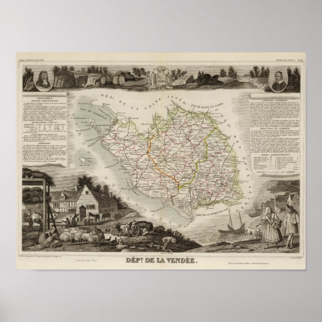 Dept. De La Vendee Poster (Framsidan)