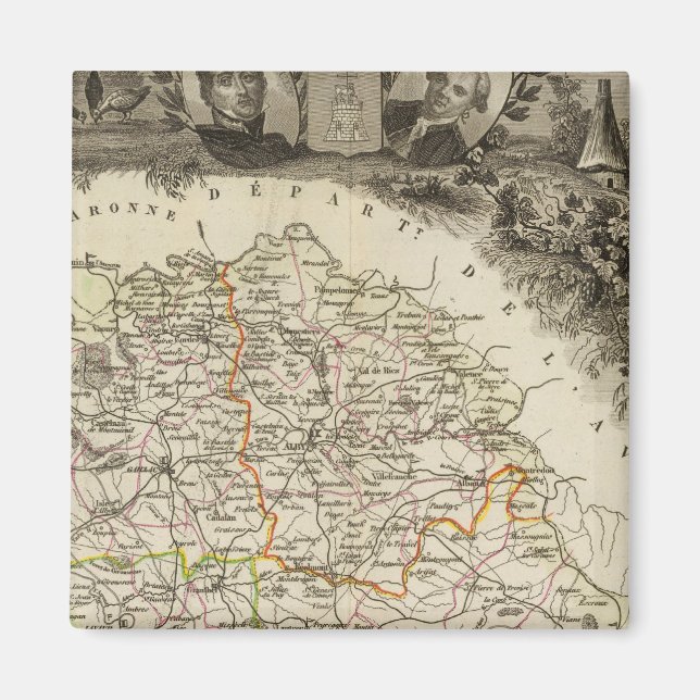 Dept Du Tarn Magnet (Framsidan)