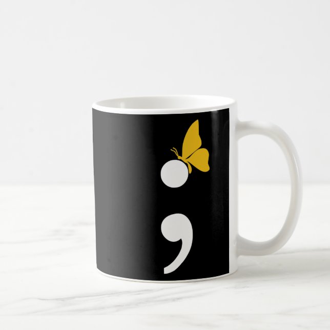Depterfly Suicials Depression Prevention Kaffemugg (Höger)
