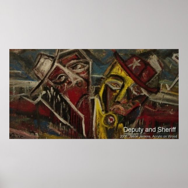 deputy och sheriff poster (Framsidan)