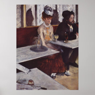 Der Absinth. Edgar Germain Hilaire Poster