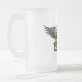 Der Adler und Schlangen Gott der Finsternis Dämon Frostat Ölglas