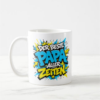 der beste papa aller zeiten graffiti 11 kaffemugg