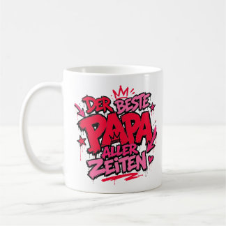 der beste papa aller zeiten graffiti 13 kaffemugg