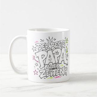 der beste papa aller zeiten graffiti 14 kaffemugg
