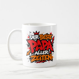 der beste papa aller zeiten graffiti 1 kaffemugg