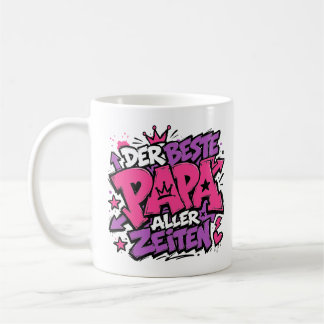 der beste papa aller Zeiten graffiti 7 Kaffemugg