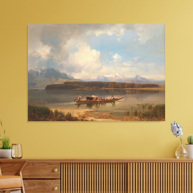 Der Chiemsee Im Herbst Canvastryck (Insitu (Vardagsrum))