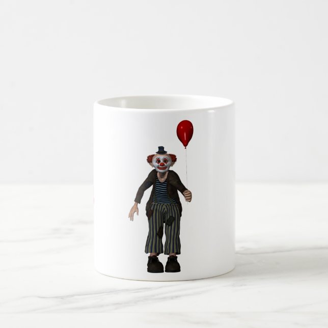 Der Clown und sein Ballon Kaffemugg (Center)