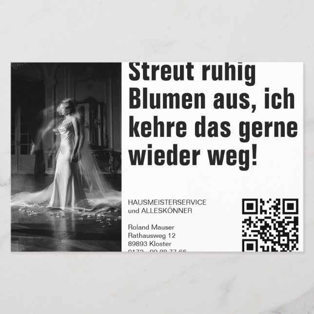 Der etwas andere Hausmeister Dienst Flyer  (Framsidan)